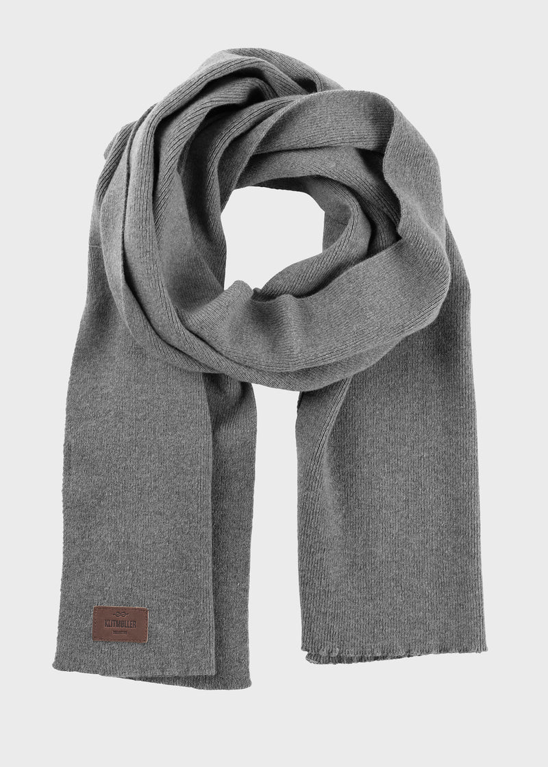 Klitmøller Collective ApS Rib scarf Scarfs Light grey