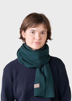 Klitmøller Collective ApS Rib scarf Scarfs Moss Green