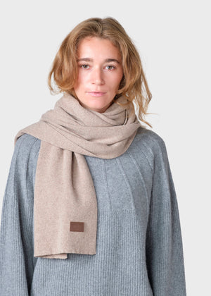 Klitmøller Collective ApS Rib scarf Scarfs Sand