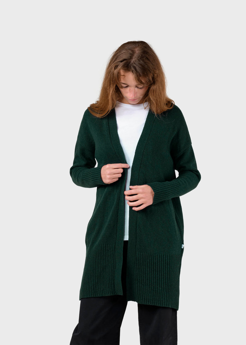 Klitmøller Collective ApS Rosemarie knit cardigan Knitted sweaters Moss Green