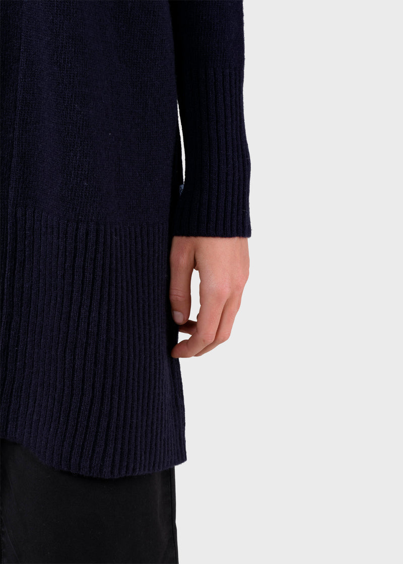 Klitmøller Collective ApS Rosemarie knit cardigan Knitted sweaters Navy
