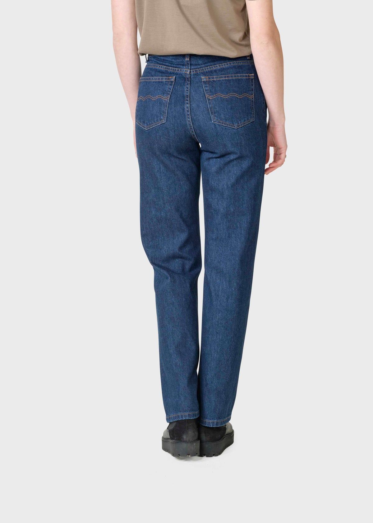 Klitmøller Collective ApS Rubi denim pants Pants Dark blue stonewash