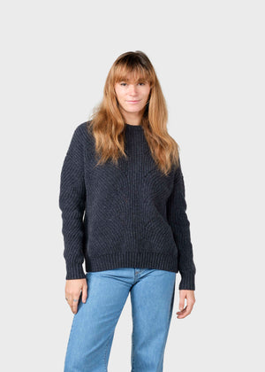 Klitmøller Collective ApS Sanna knit Knitted sweaters Anthracite