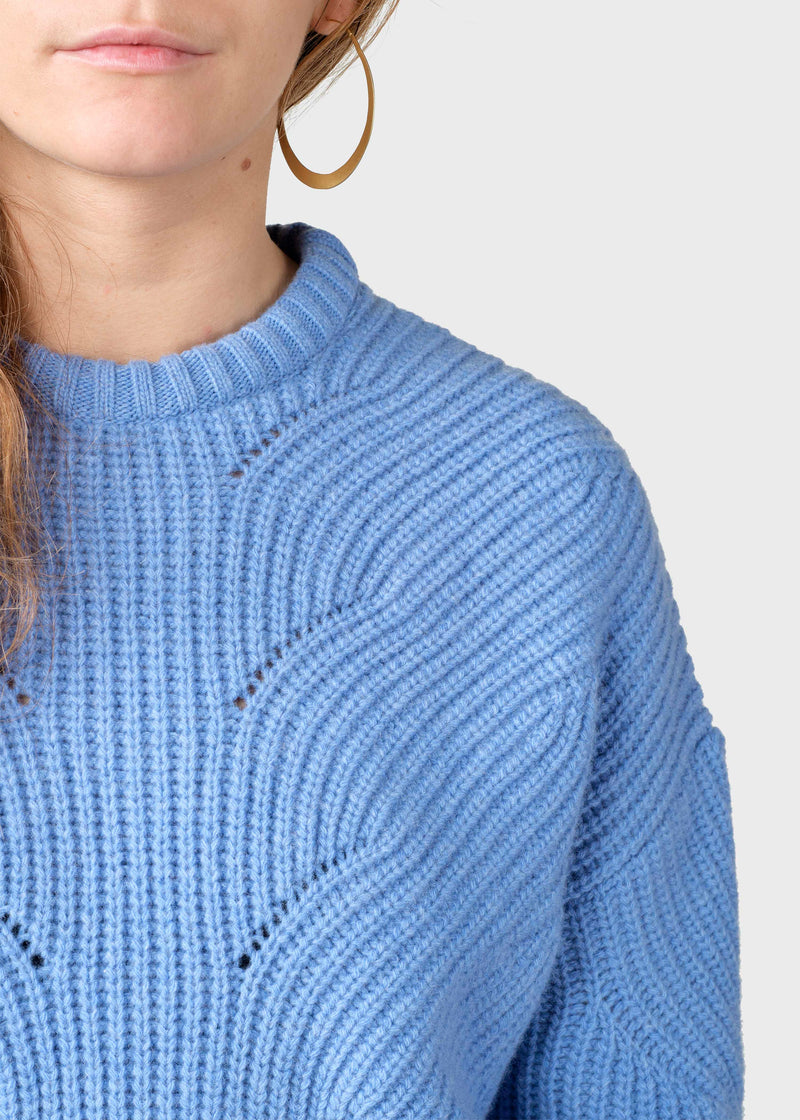 Klitmøller Collective ApS Sanna knit Knitted sweaters Light blue