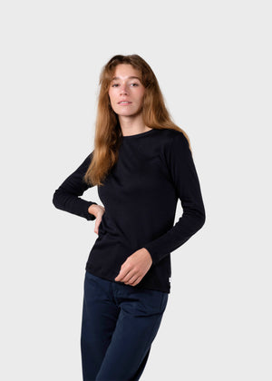 Klitmøller Collective ApS Selma LS tee OCS T-Shirts Black
