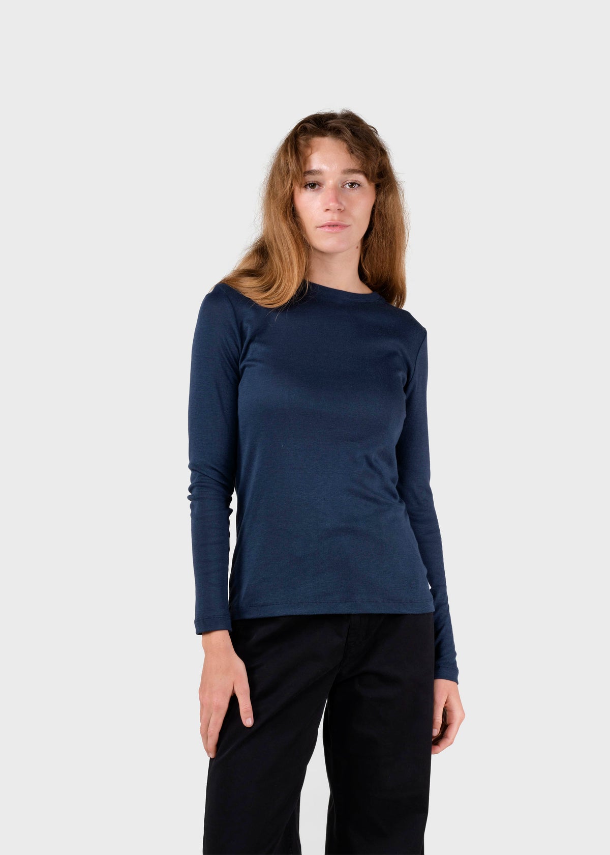 Klitmøller Collective ApS Selma LS tee OCS T-Shirts Navy