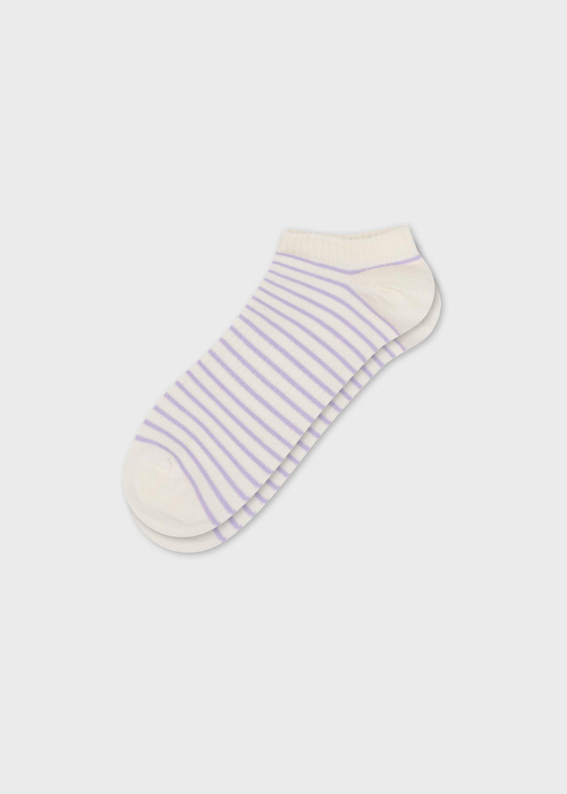 Klitmøller Collective ApS Short sock  Socks Cream/lilac