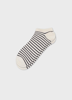 Klitmøller Collective ApS Short sock  Socks Cream/navy