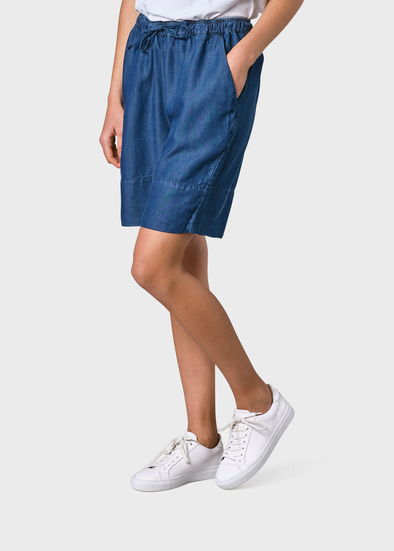 Klitmøller Collective ApS Sidse chambrey shorts Walkshorts Dark blue