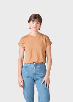 Klitmøller Collective ApS Sigrid tee T-Shirts Camel