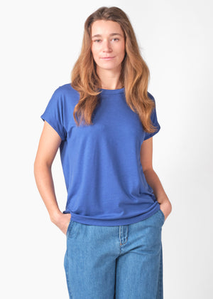 Klitmøller Collective ApS Sigrid tee OCS T-Shirts Surf blue