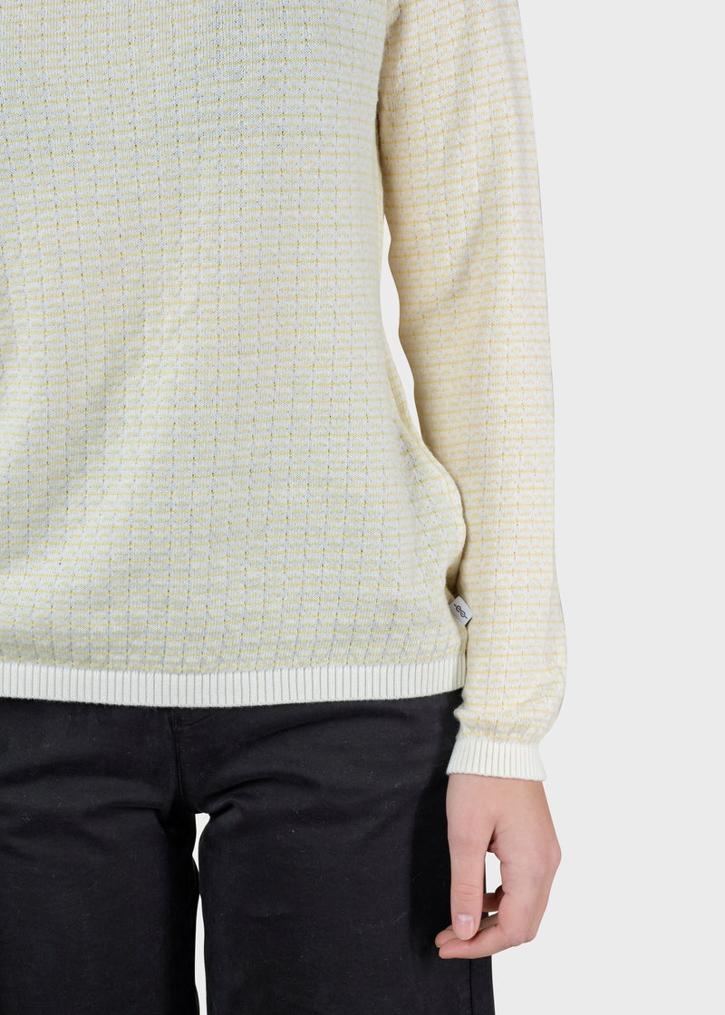 Klitmøller Collective ApS Silje knit Knitted sweaters Cream/lemon sorbet