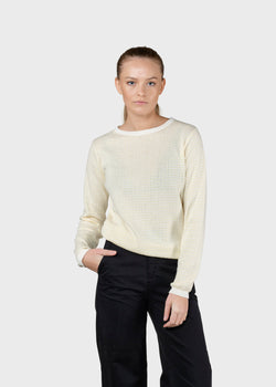 Klitmøller Collective ApS Silje knit Knitted sweaters Cream/lemon sorbet