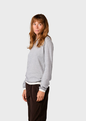 Klitmøller Collective ApS Silje knit Knitted sweaters Cream/navy