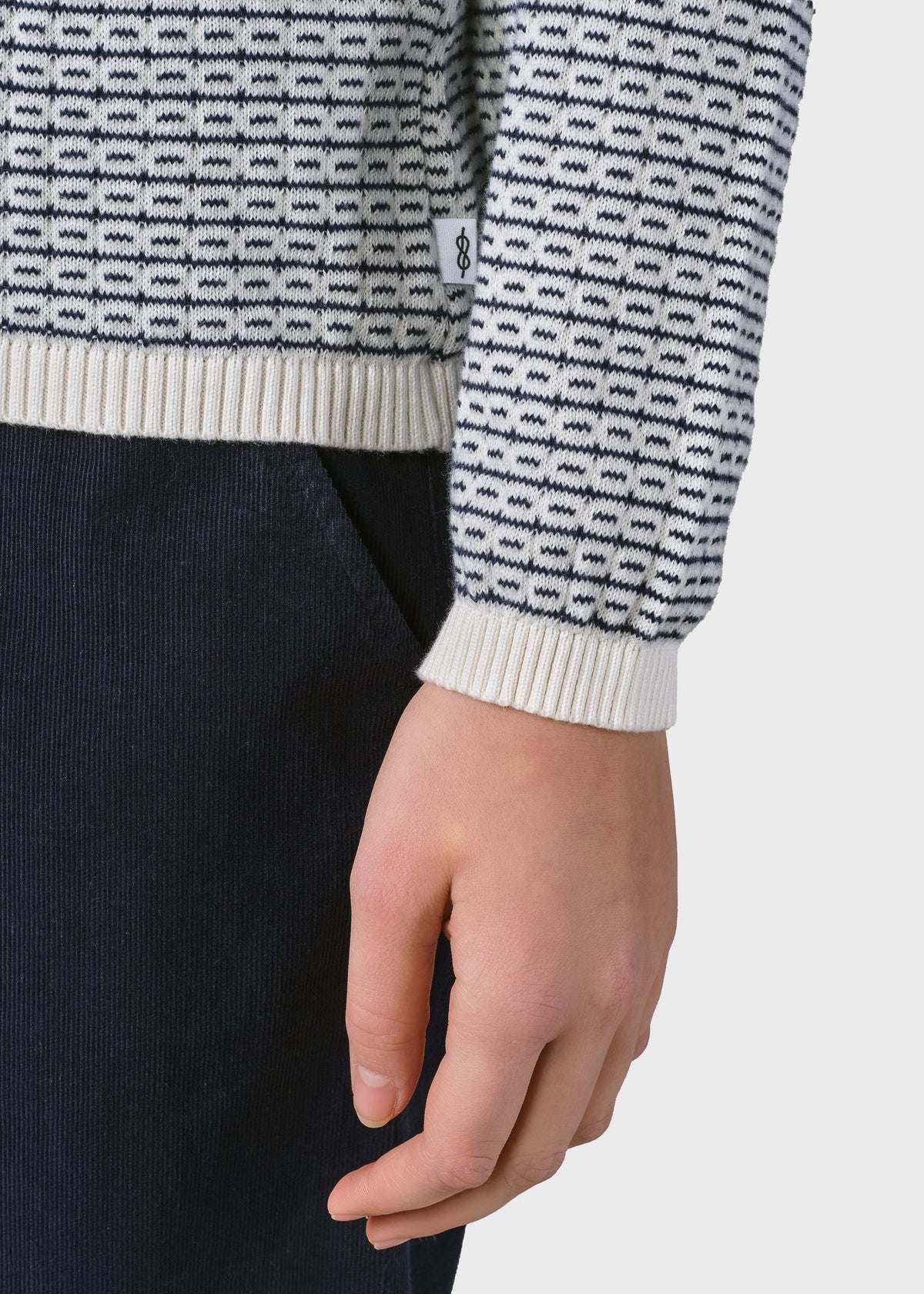 Klitmøller Collective ApS Silje knit Knitted sweaters Cream/navy