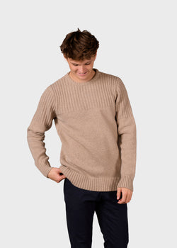 Klitmøller Collective ApS Søren knit Knitted sweaters Sand