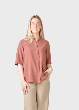 Solrun shirt - Burnt Sienna