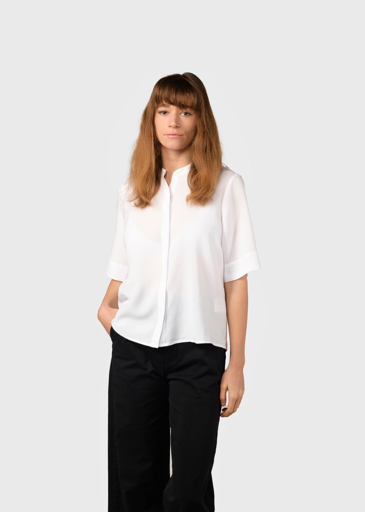 Klitmøller Collective ApS Solrun shirt Shirts White
