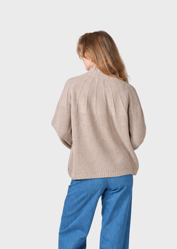 Klitmøller Collective ApS Stella knit  Knitted sweaters Sand