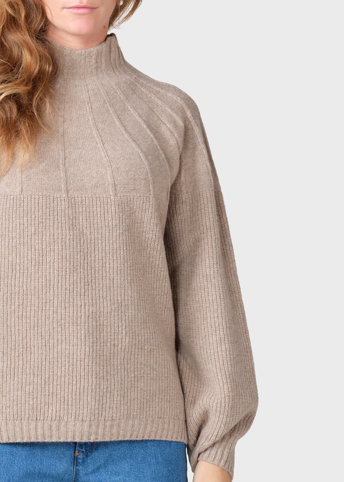Klitmøller Collective ApS Stella knit  Knitted sweaters Sand