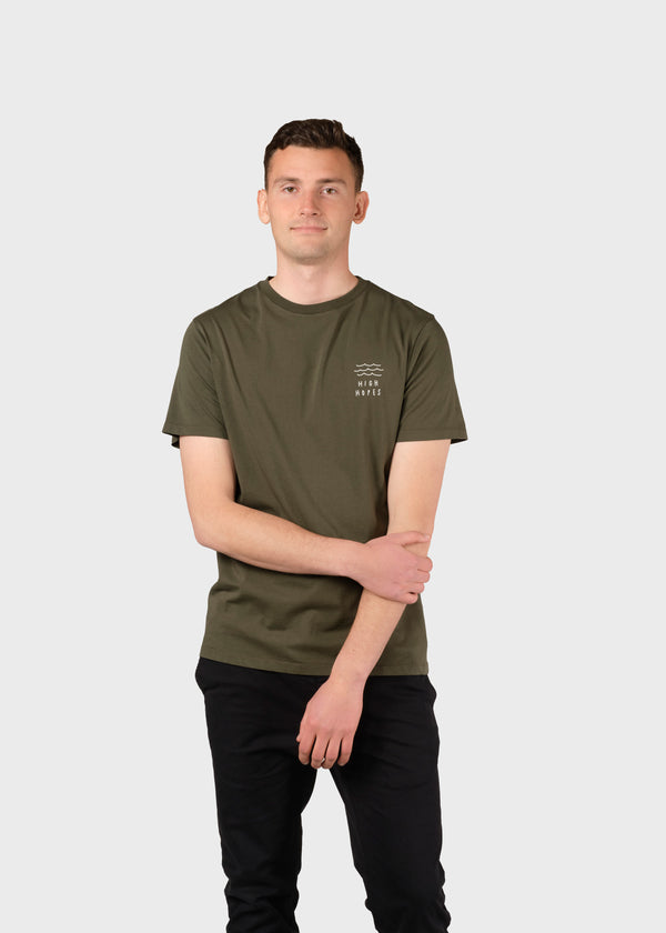 Klitmøller Collective ApS Sture tee T-Shirts Olive