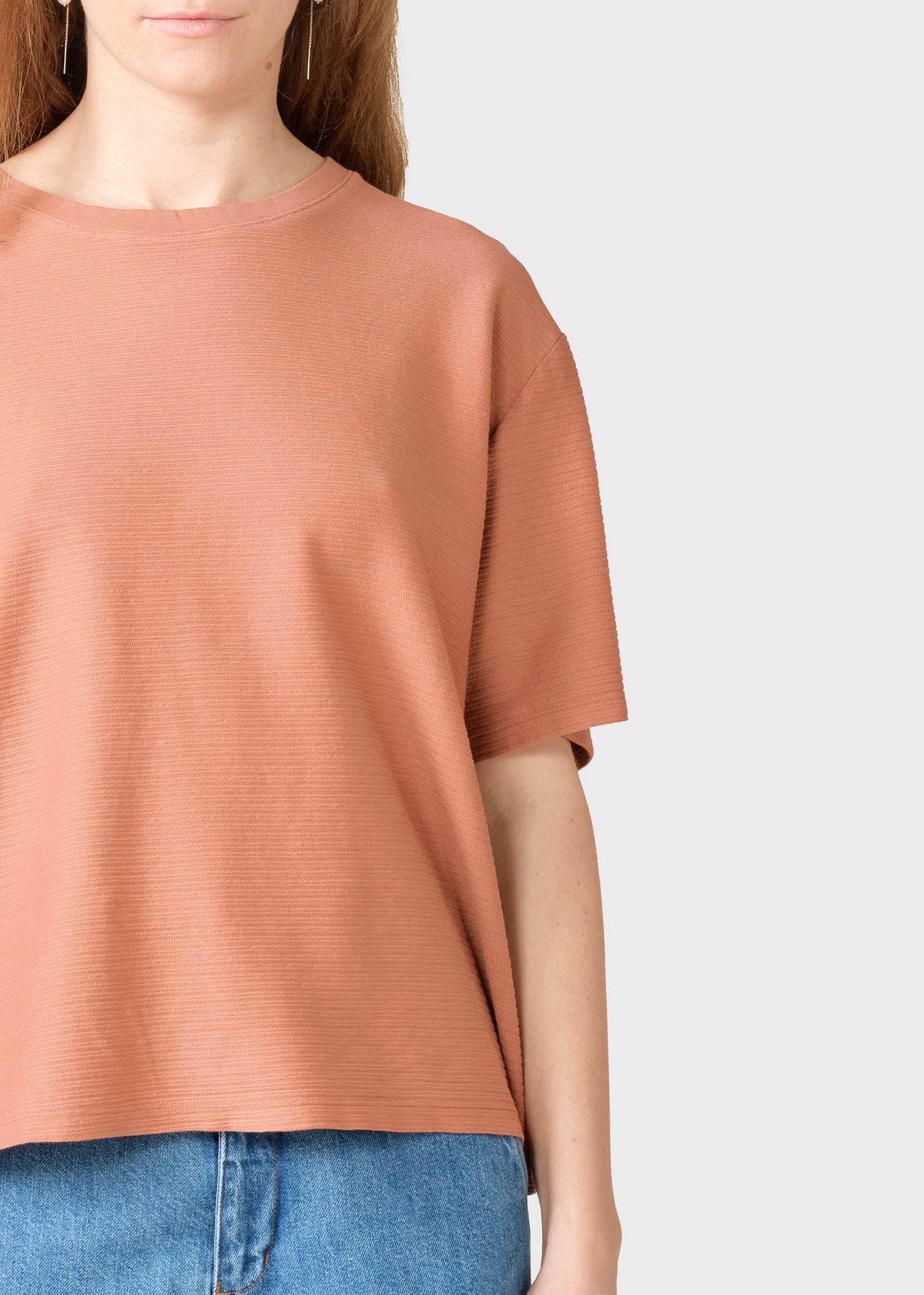 Klitmøller Collective ApS Susan tee T-Shirts Burnt Sienna