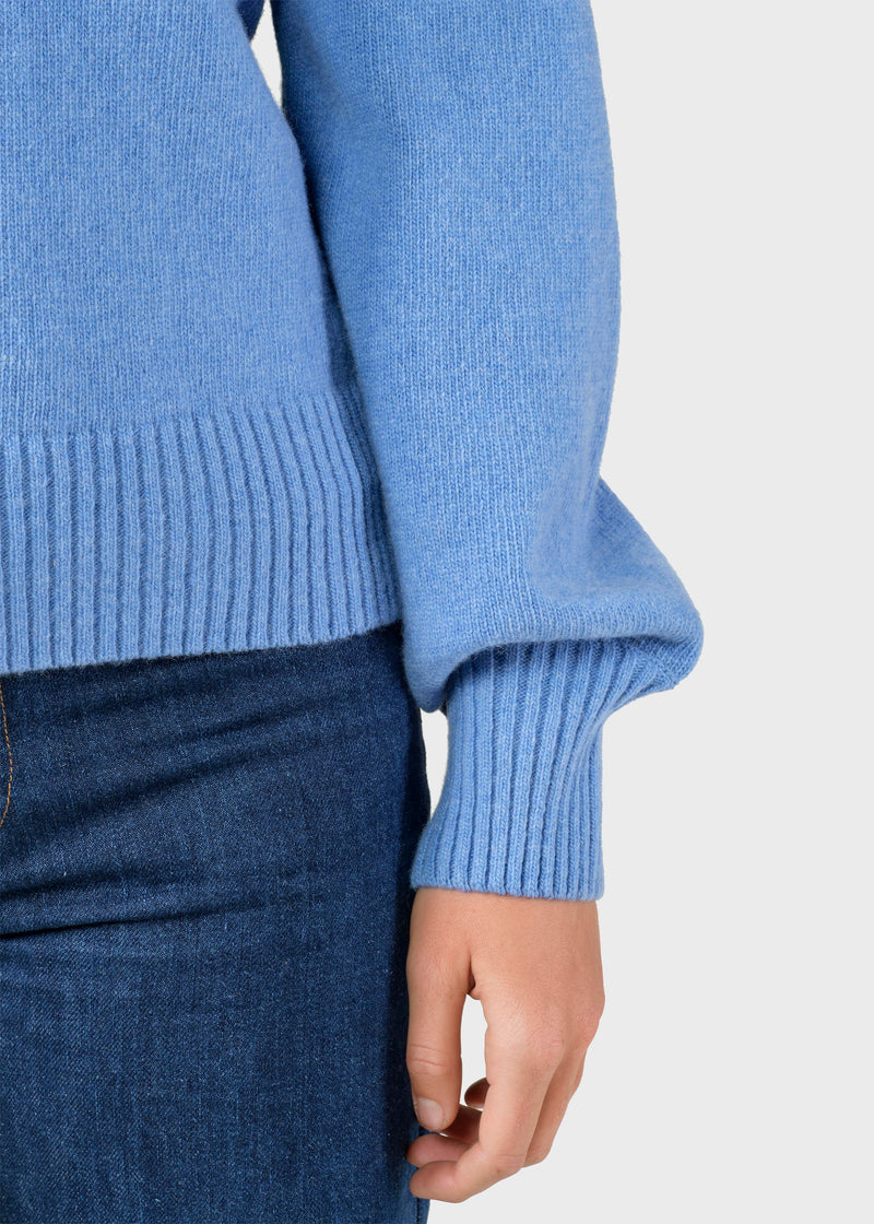 Klitmøller Collective ApS Svale knit Knitted sweaters Light blue