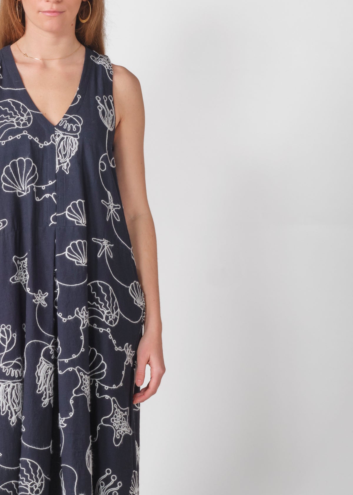 Klitmøller Collective ApS Svea dress Dress Navy/cream