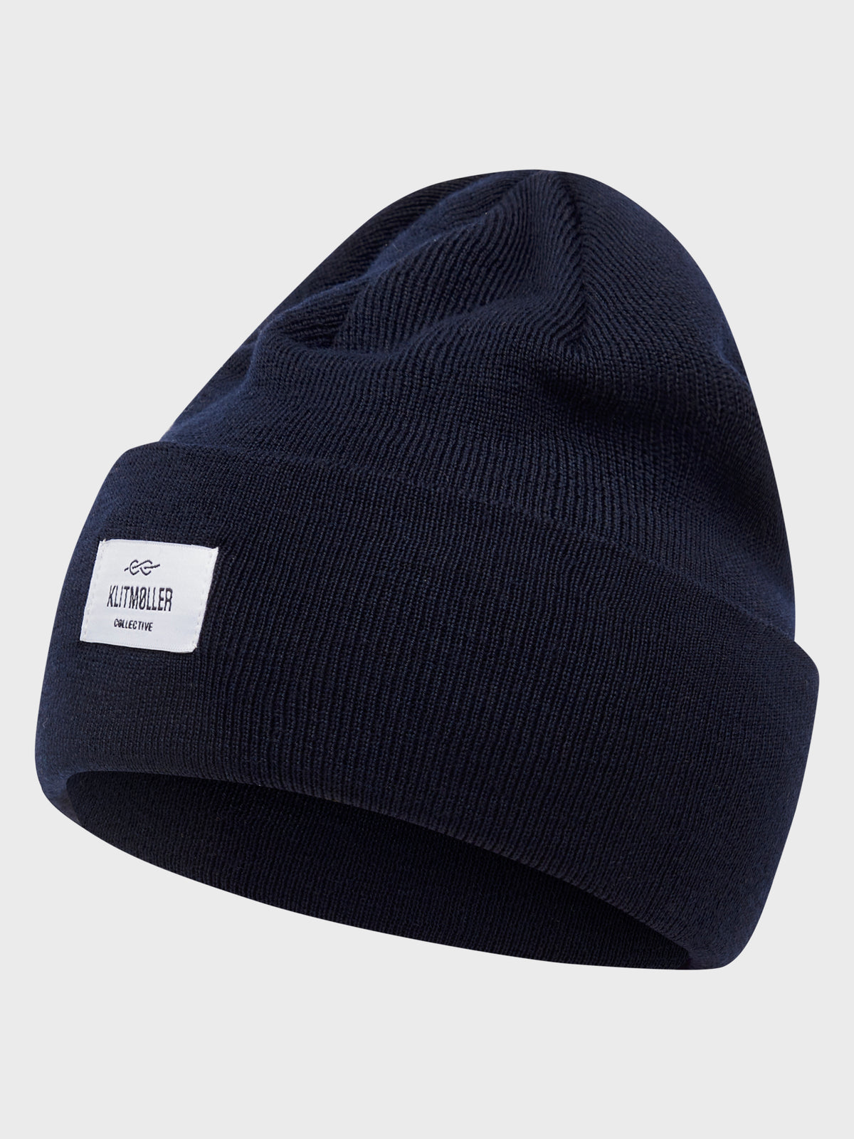 Klitmøller Collective ApS Tall beanie  Beanies Navy