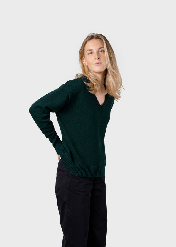 Klitmøller Collective ApS Tammi knit  Knitted sweaters Moss Green