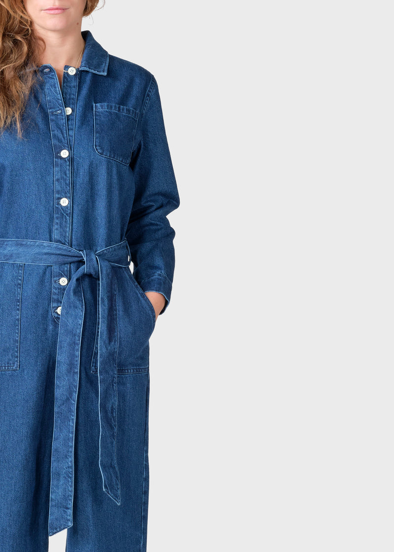 Klitmøller Collective ApS Taylor jumpsuit Jumpsuits Dark blue stonewash