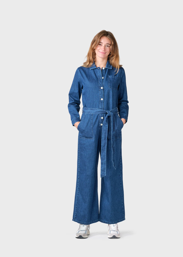 Klitmøller Collective ApS Taylor jumpsuit Jumpsuits Dark blue stonewash