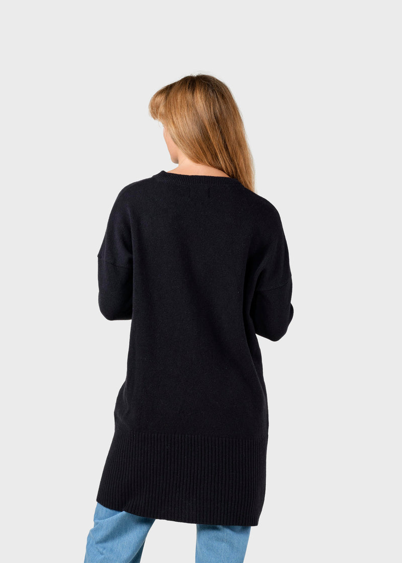 Klitmøller Collective ApS Thea Knit dress Knitted sweaters Black