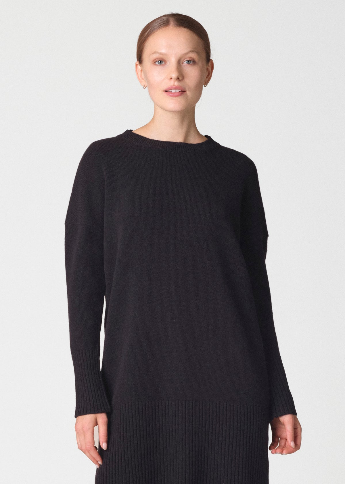 Klitmøller Collective ApS Thea Knit dress Knitted sweaters Black