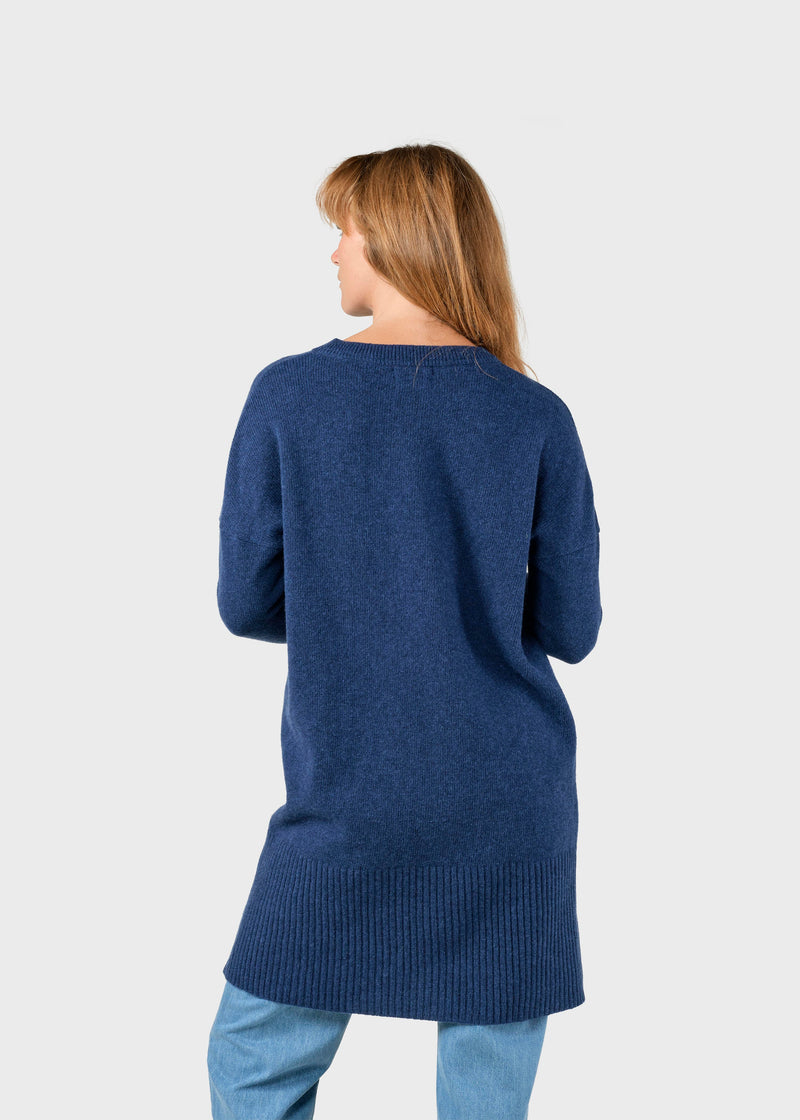Klitmøller Collective ApS Thea Knit dress Knitted sweaters Deep blue