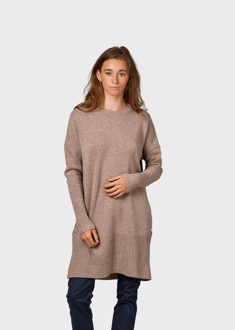 Klitmøller Collective ApS Thea Knit dress Knitted sweaters Sand