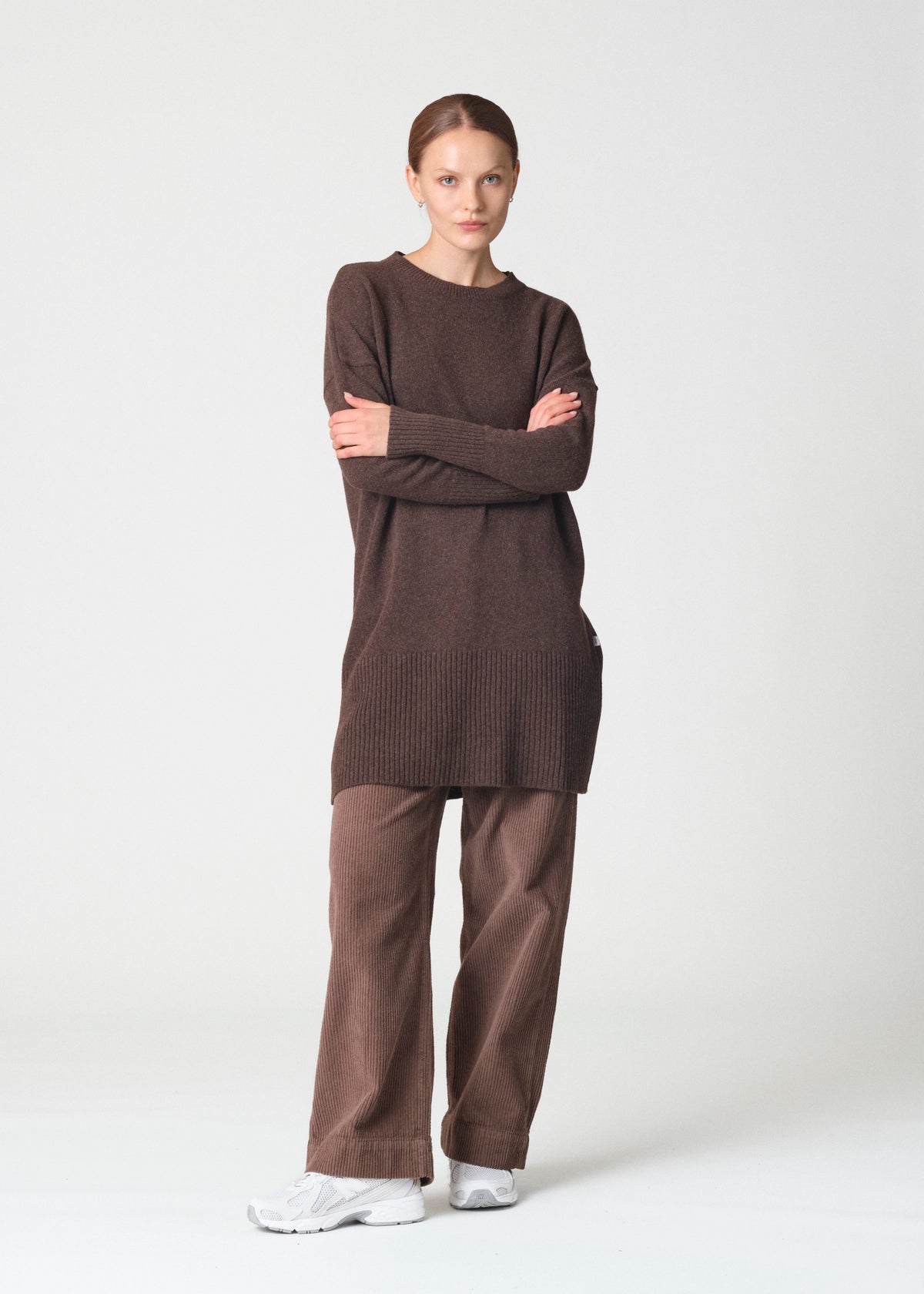 Klitmøller Collective ApS Thea Knit dress Knitted sweaters Taupe
