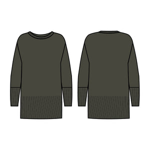 Klitmøller Collective ApS Thea Knit dress Knitted sweaters Taupe
