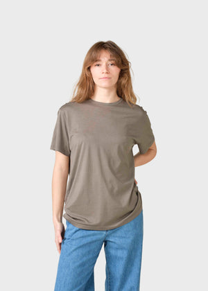 Klitmøller Collective ApS Thelma tee OCS T-Shirts Taupe