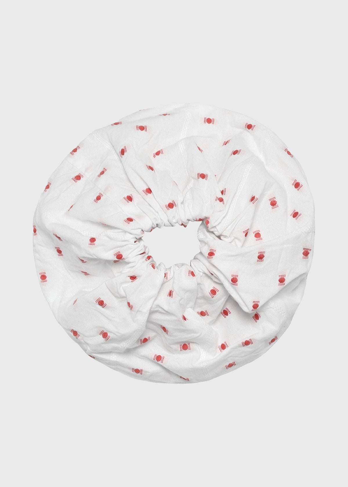Klitmøller Collective ApS Tracy scrunchie Accessories White/red