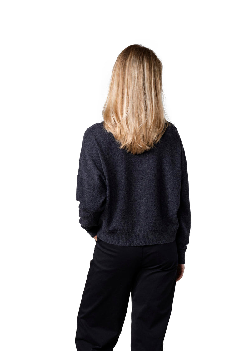 Klitmøller Collective ApS Vanessa knit  Knitted sweaters Anthracite