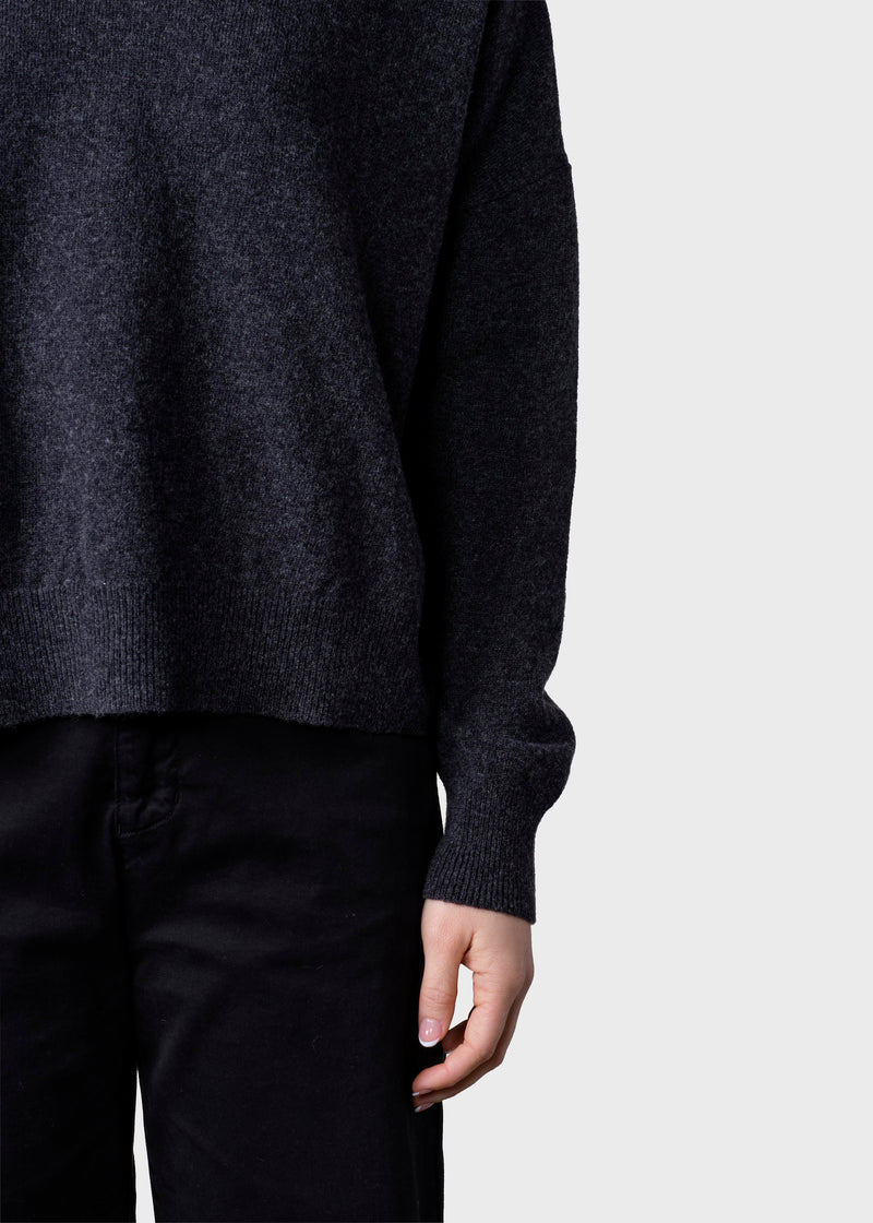 Klitmøller Collective ApS Vanessa knit  Knitted sweaters Anthracite