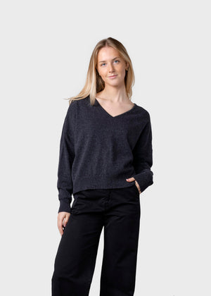 Klitmøller Collective ApS Vanessa knit  Knitted sweaters Anthracite