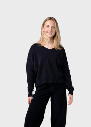 Klitmøller Collective ApS Vanessa knit  Knitted sweaters Black