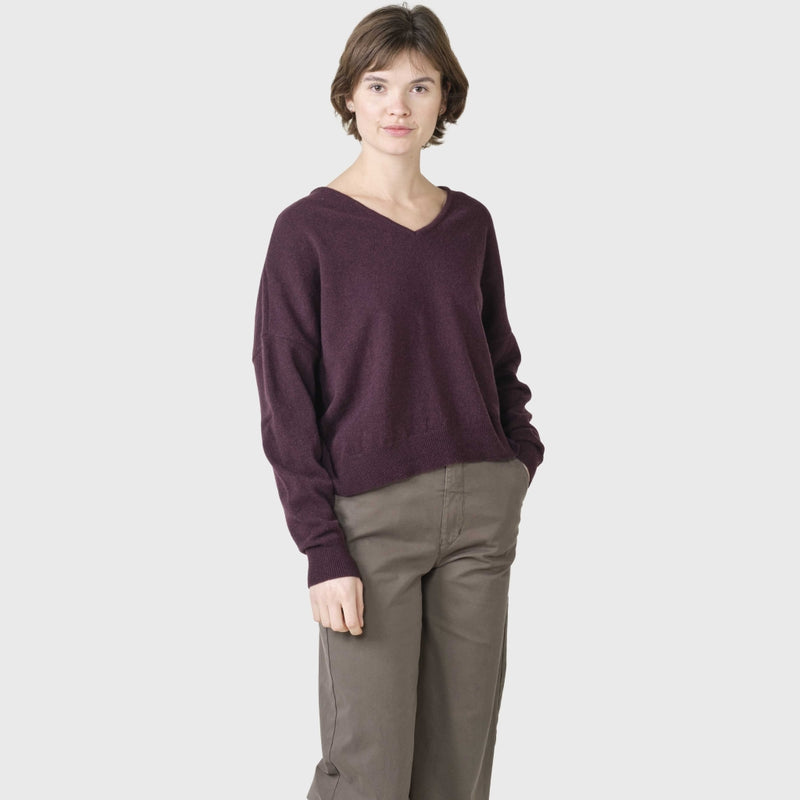 Klitmøller Collective ApS Vanessa knit  Knitted sweaters Burgundy