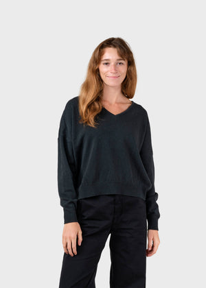 Klitmøller Collective ApS Vanessa knit  Knitted sweaters Olive