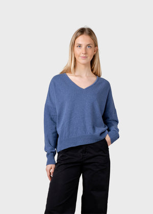 Klitmøller Collective ApS Vanessa knit  Knitted sweaters Sky blue