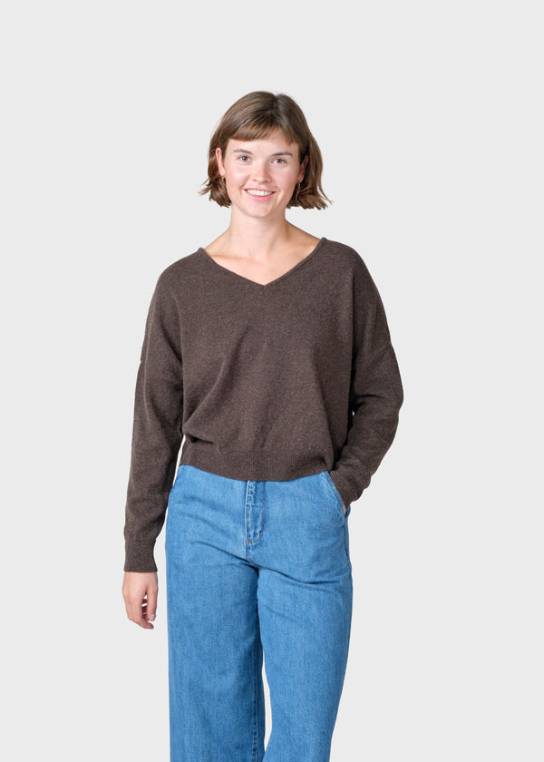Klitmøller Collective ApS Vanessa knit  Knitted sweaters Taupe