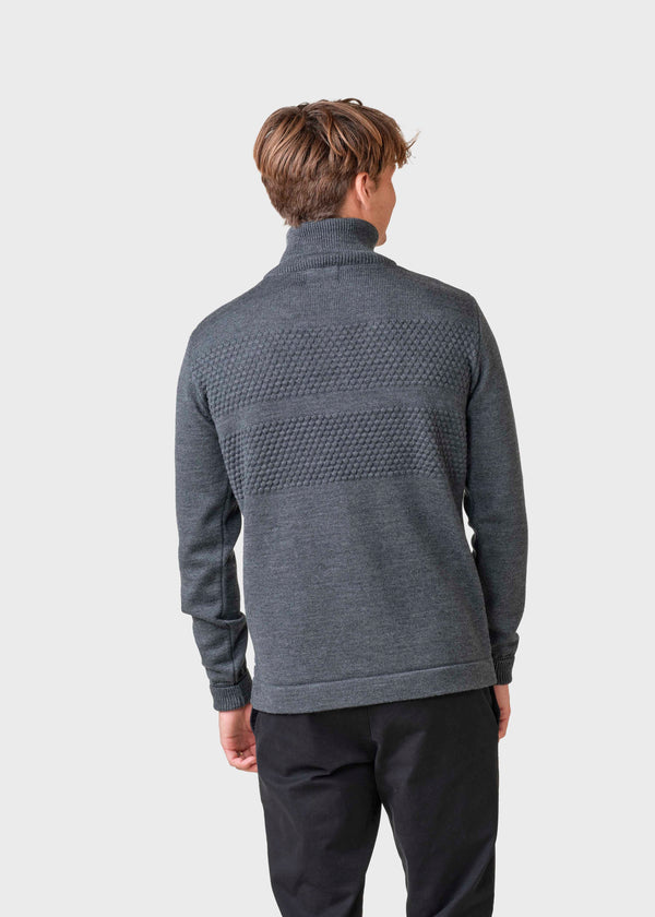 Klitmøller Collective ApS Viggo knit  Knitted sweaters Anthracite