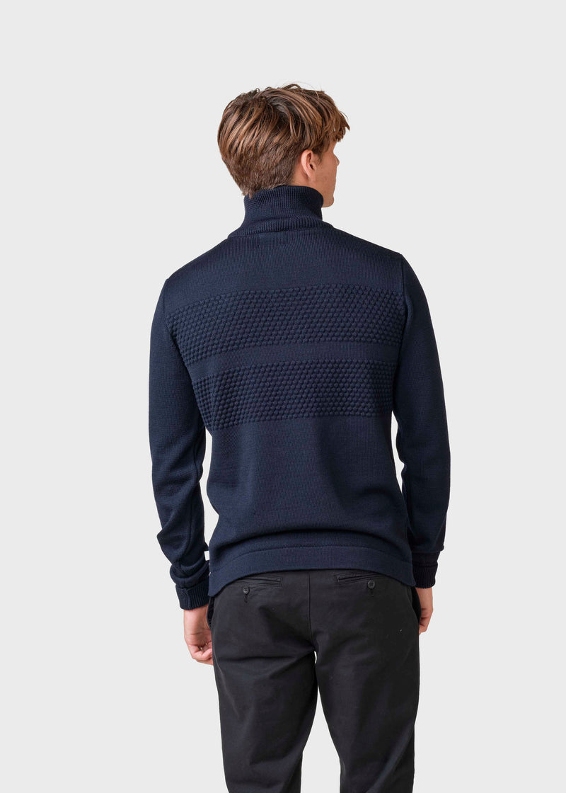 Klitmøller Collective ApS Viggo knit  Knitted sweaters Navy